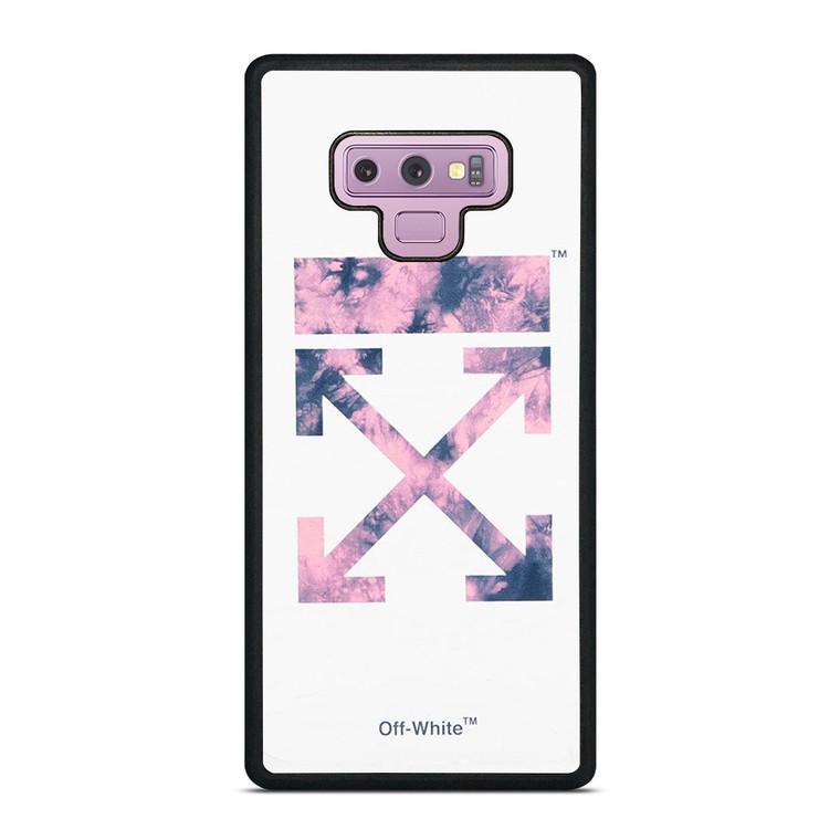 OFF WHITE PURPLE MARBLE Samsung Galaxy Note 9 Case Cover