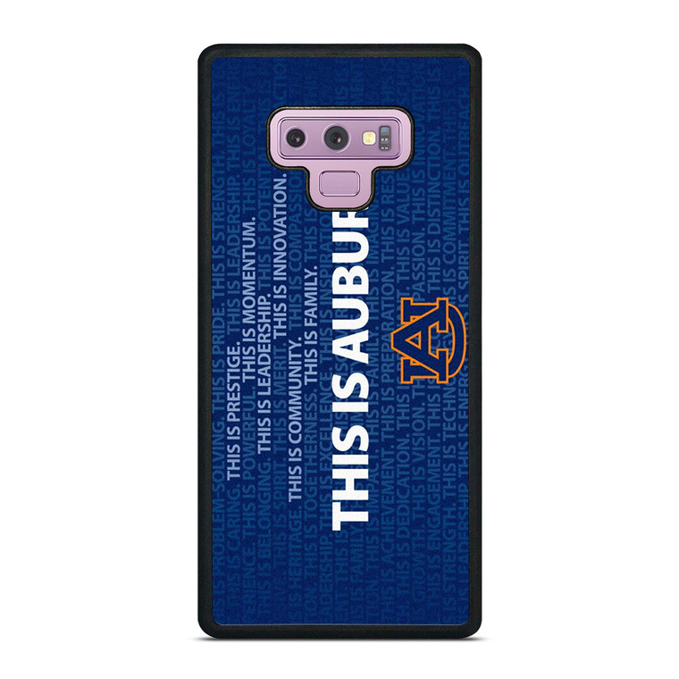 THIS IS AUBURN TIGERS FOOTBALL Samsung Galaxy Note 9 Case Cover
