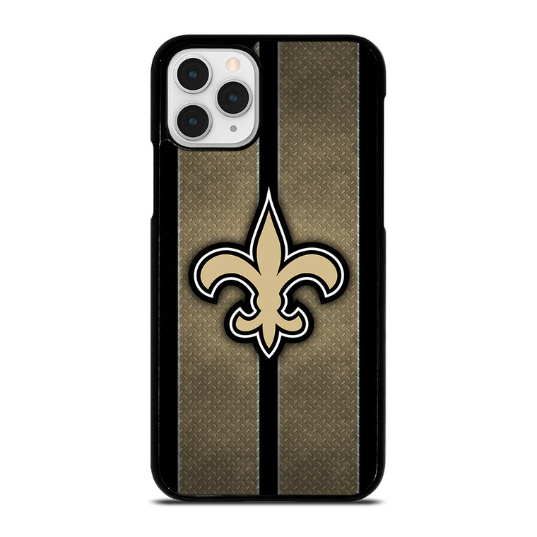 NEW ORLEANS SAINTS NFL METAL STRIPE iPhone 11 Pro Case Cover