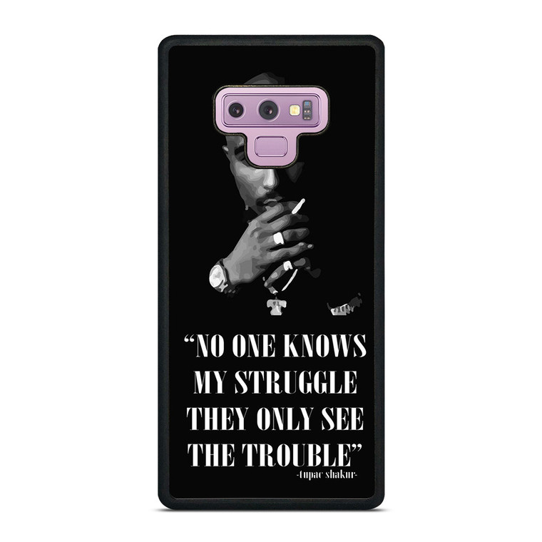 TUPAC SHAKUR RAPPER QUOTES Samsung Galaxy Note 9 Case Cover