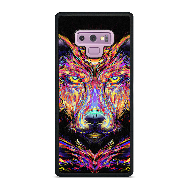 WOLF TRIPPY ART Samsung Galaxy Note 9 Case Cover