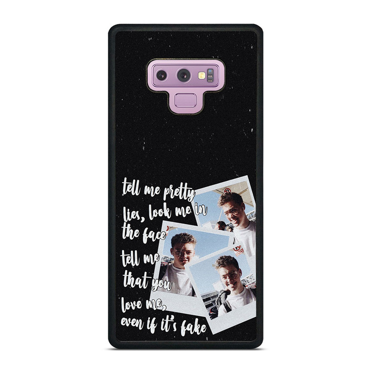 ZACH HERRON WHY DONT WE MEMBER Samsung Galaxy Note 9 Case Cover