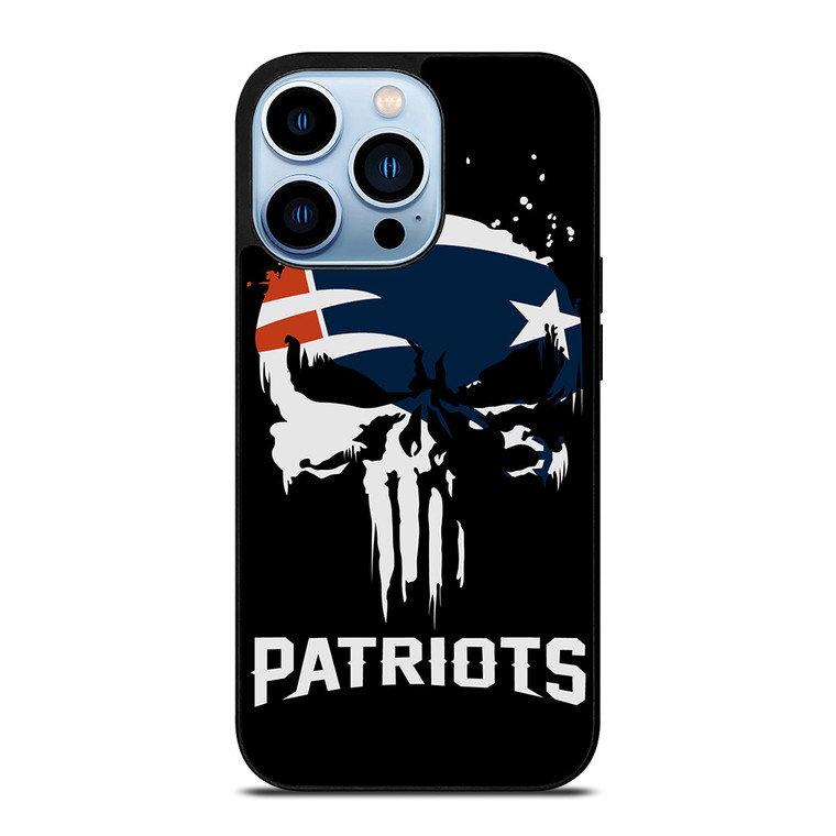 THE PUNISHER X NEW ENGLAND PATRIOTS NFL FOOTBALL iPhone 13 Pro Max Case Cover