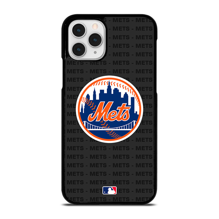 NEW YORK METS BASEBALL BLACK iPhone 11 Pro Case Cover