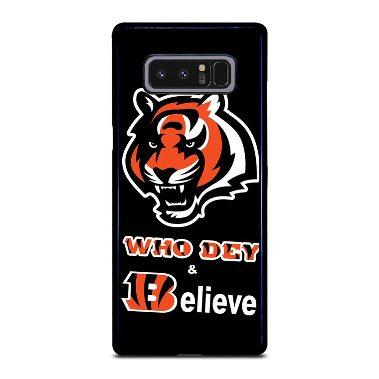 CINCINNATI BENGALS FOOTBALL WHO DEY Samsung Galaxy Note 8 Case Cover