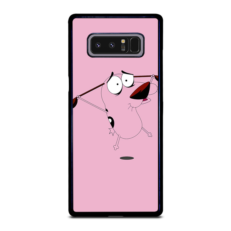 COURAGE THE COWARDLY DOG FLAT Samsung Galaxy Note 8 Case Cover COURAGE THE COWARDLY DOG FLAT Samsung Galaxy Note 8 Case Cover