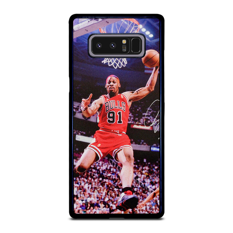 DENNIS RODMAN CHICAGO BULLS NBA Samsung Galaxy Note 8 Case Cover