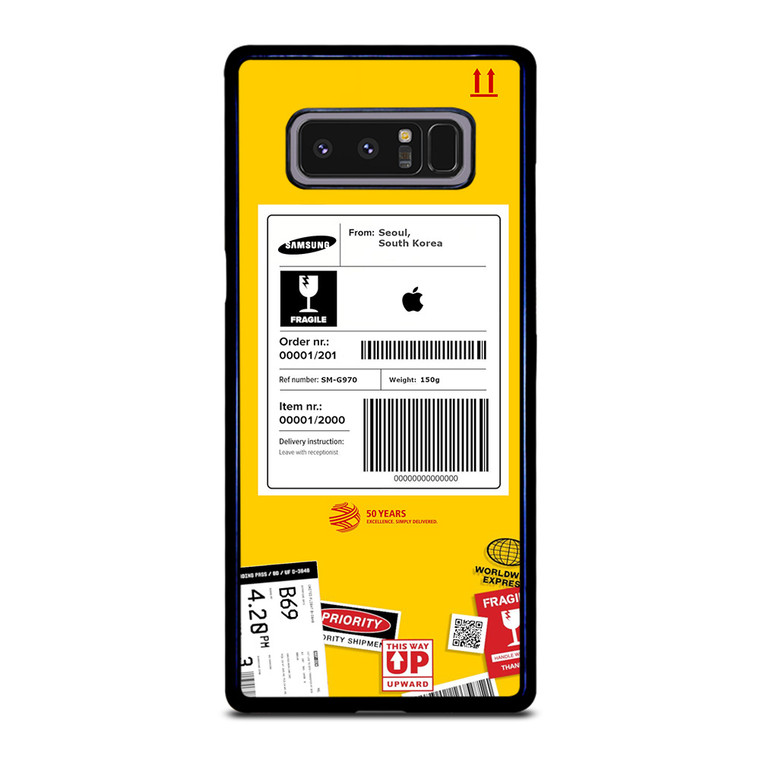 DHL SHIPPING EXPRESS LABEL APPLE Samsung Galaxy Note 8 Case Cover