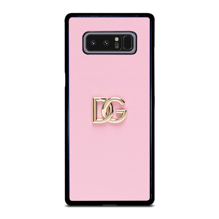 DOLCE AND GABBANA PINK LOGO Samsung Galaxy Note 8 Case Cover
