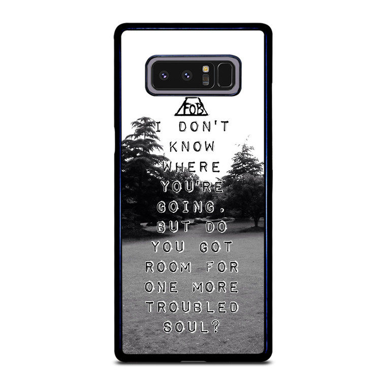 FALL OUT BOYS QUOTES Samsung Galaxy Note 8 Case Cover FALL OUT BOYS QUOTES Samsung Galaxy Note 8 Case Cover