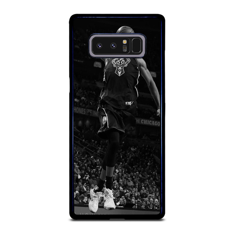 GIANNIS ANTETOKOUNMPO MILWAUKEE BUCKS DUNK Samsung Galaxy Note 8 Case Cover