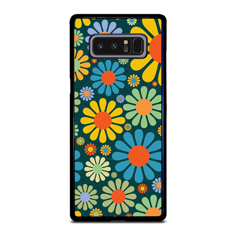 HIPPIE FLOWER PATTERN Samsung Galaxy Note 8 Case Cover