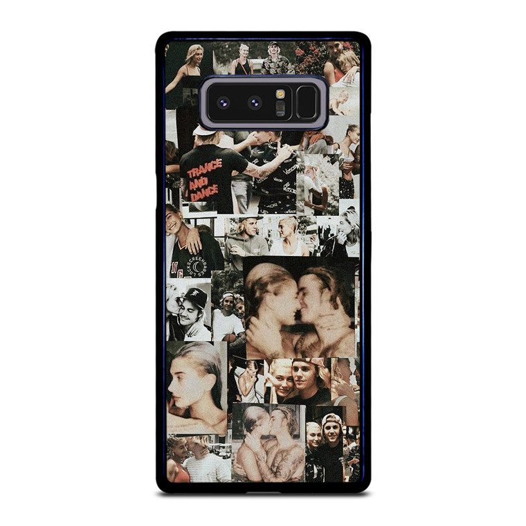 JUSTIN AND HAILEY BIEBER COLLAGE 2 Samsung Galaxy Note 8 Case Cover