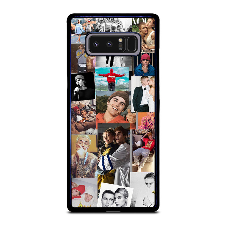 JUSTIN AND HAILEY BIEBER COLLAGE Samsung Galaxy Note 8 Case Cover