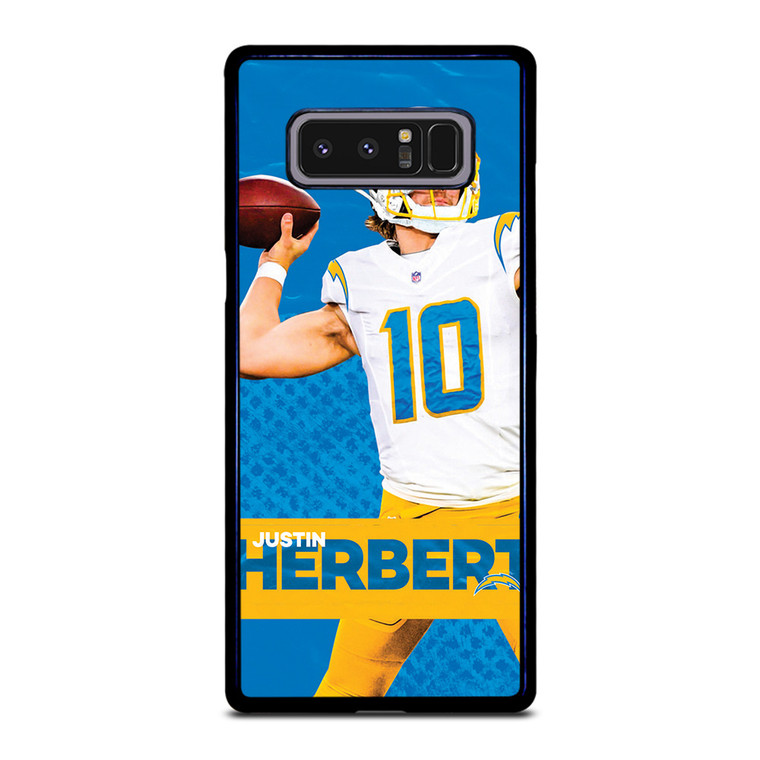 JUSTIN HERBERT LOS ANGELES CHARGERS 2 Samsung Galaxy Note 8 Case Cover