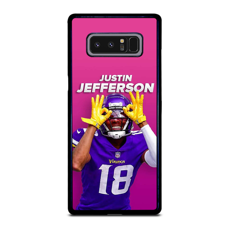 JUSTIN JEFFERSON MINNESOTA VIKINGS Samsung Galaxy Note 8 Case Cover