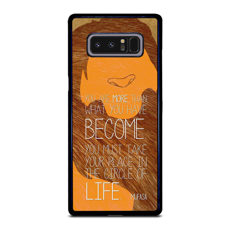 LION KING MUFASA QUOTES Samsung Galaxy Note 8 Case Cover