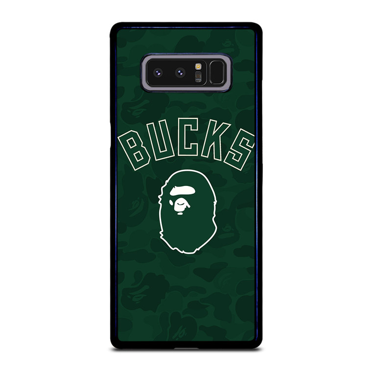 MILWAUKEE BUCKS X BAPE CAMO Samsung Galaxy Note 8 Case Cover