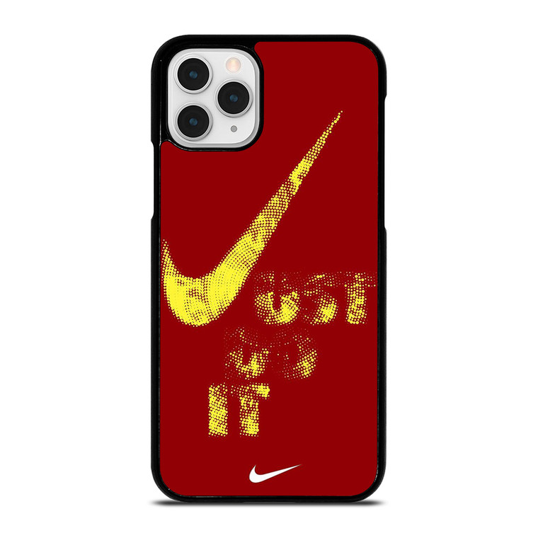 NIKE JUST DO IT RED HALFTONE iPhone 11 Pro Case Cover