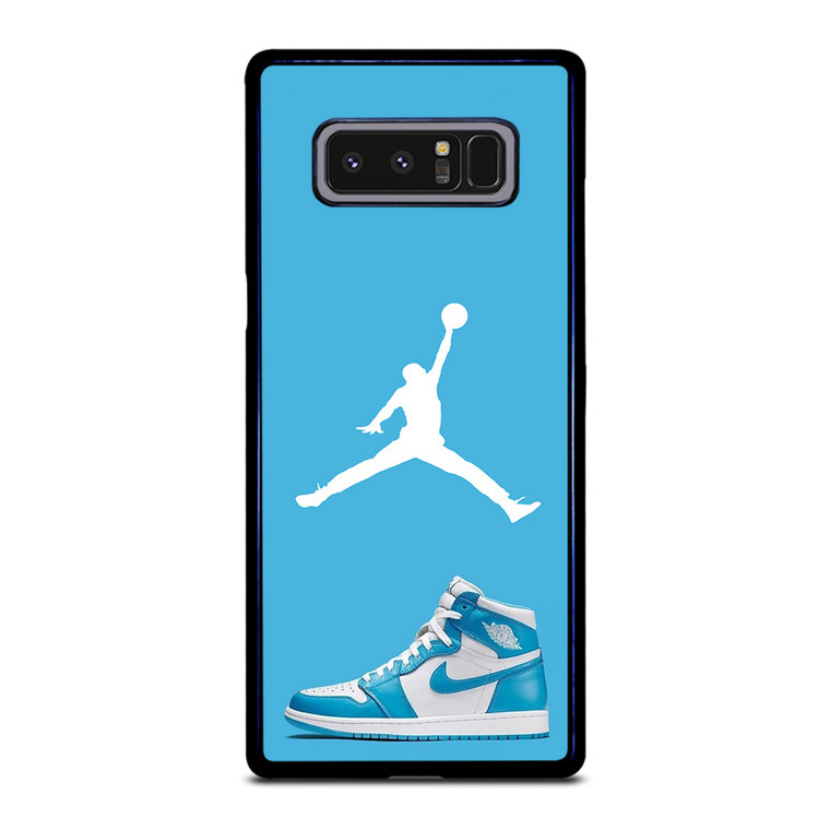 NIKE AIR JORDAN BLUE Samsung Galaxy Note 8 Case Cover