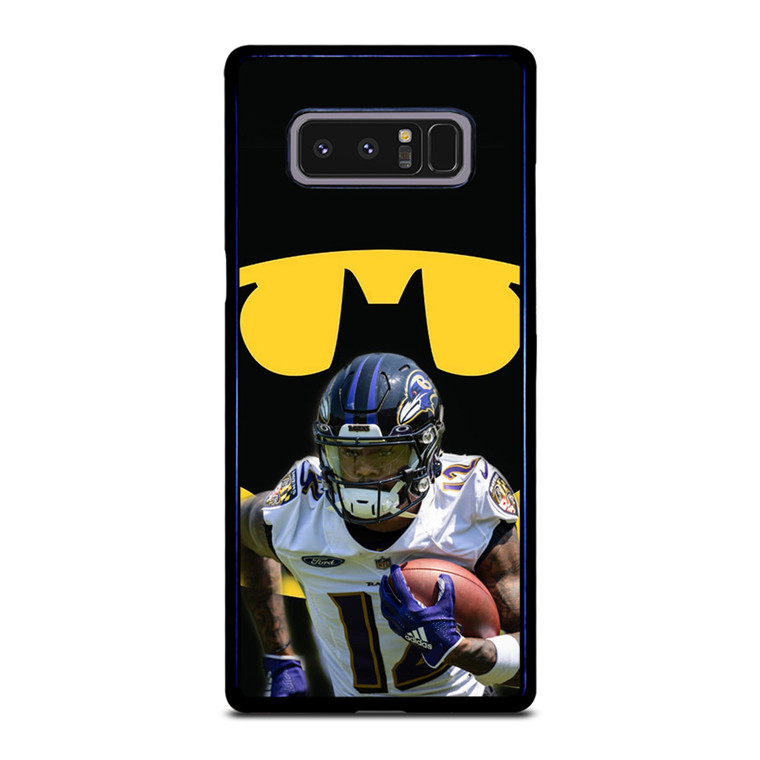 RASHOD BATEMAN BALTIMORE RAVENS Samsung Galaxy Note 8 Case Cover RASHOD BATEMAN BALTIMORE RAVENS Samsung Galaxy Note 8 Case Cover