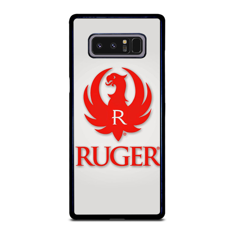 RUGER FIREARM WHITE Samsung Galaxy Note 8 Case Cover RUGER FIREARM WHITE Samsung Galaxy Note 8 Case Cover