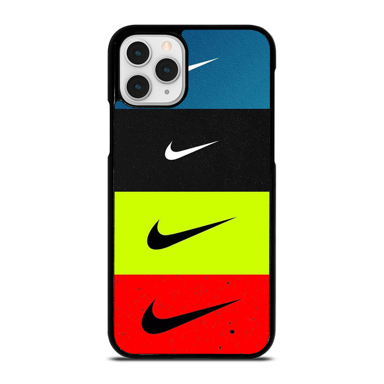 NIKE SWOOSH STRIPE COLORS iPhone 11 Pro Case Cover
