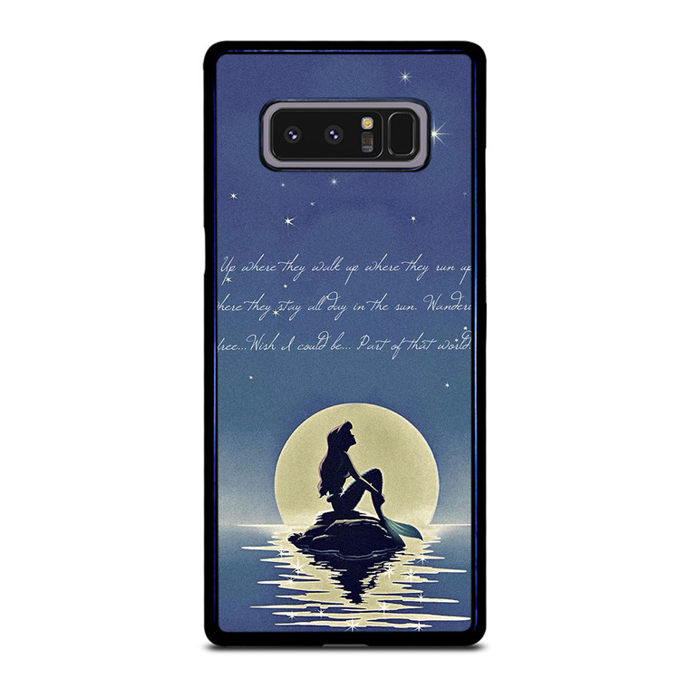THE LITTLE MERMAID QUOTES Samsung Galaxy Note 8 Case Cover