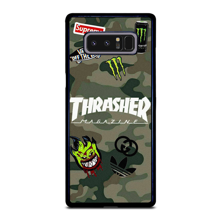 THRASHER SKATEBOARD CAMO COLLAGE Samsung Galaxy Note 8 Case Cover