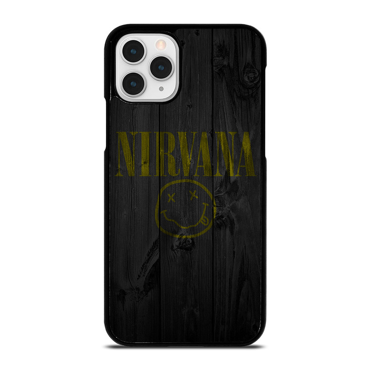 NIRVANA ROCK BAND WOODEN LOGO iPhone 11 Pro Case Cover