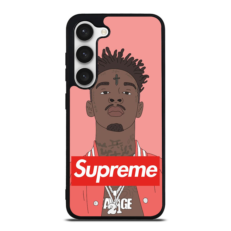 21 SAVAGE PINK SUPREME Samsung Galaxy S23 Case Cover