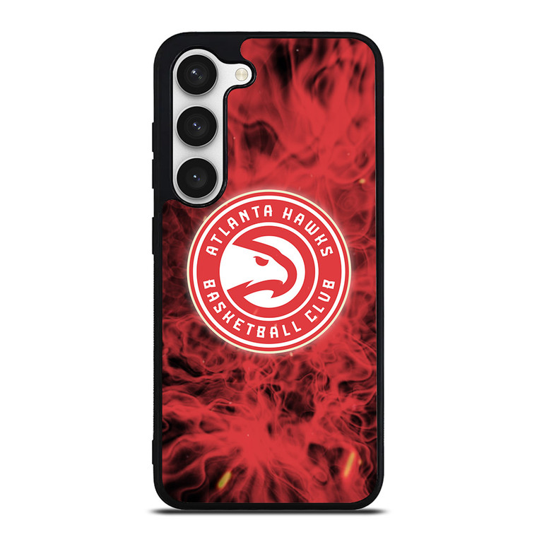 ATLANTA HAWKS BASKETBALL NBA FIRE Samsung Galaxy S23 Case Cover