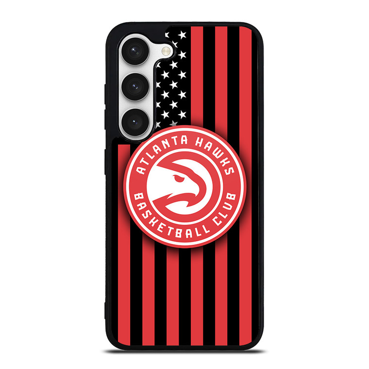 ATLANTA HAWKS NBA USA FLAG Samsung Galaxy S23 Case Cover