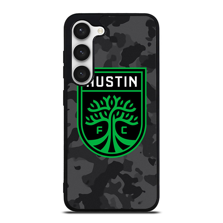 AUSTIN FC MLS BLACK CAMO Samsung Galaxy S23 Case Cover