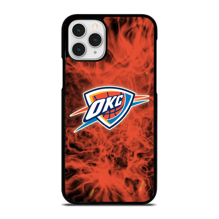 OKLAHOMA CITY THUNDERS BASKETBALL NBA FIRE iPhone 11 Pro Case Cover OKLAHOMA CITY THUNDERS BASKETBALL NBA FIRE iPhone 11 Pro Case Cover
