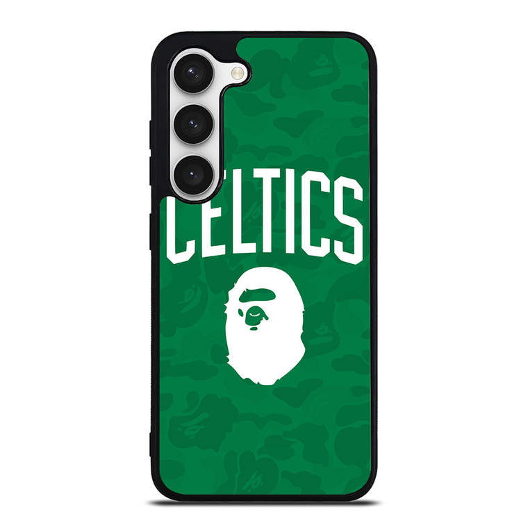 BOSTON CELTICS X BAPE CAMO Samsung Galaxy S23 Case Cover