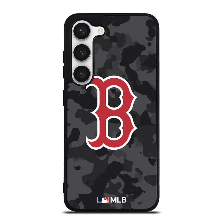 BOSTON RED SOX BASEBALL BLACK CAMO Samsung Galaxy S23 Case Cover