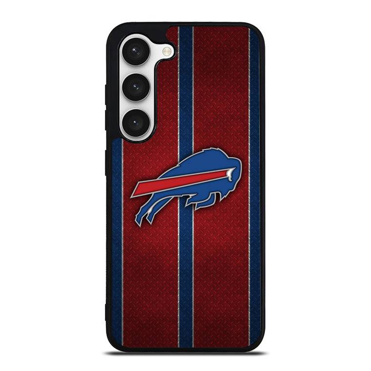 BUFFALO BILLS NFL METAL STRIPE Samsung Galaxy S23 Case Cover