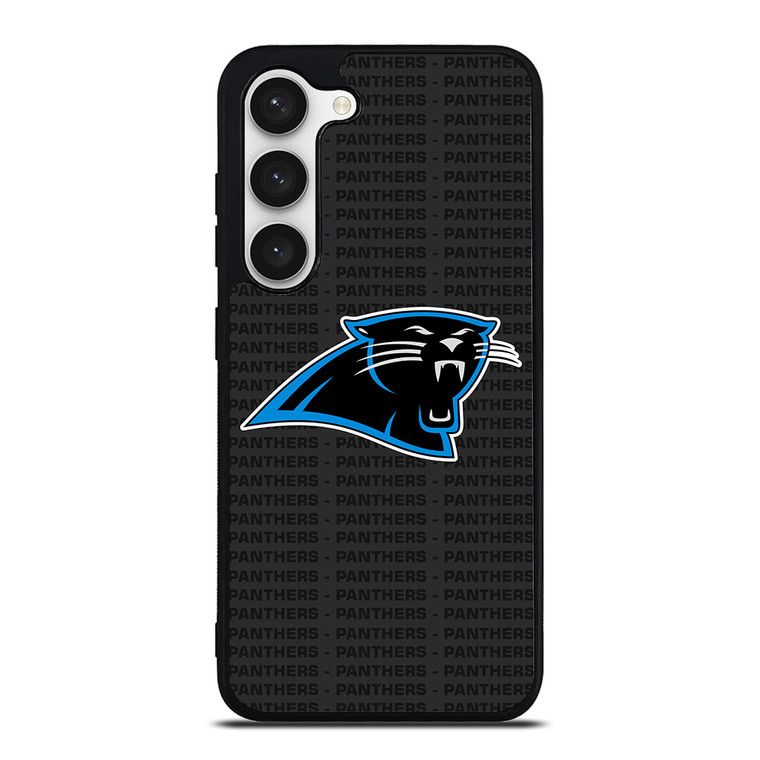 CAROLINA PANTHERS FOOTBALL TEXT Samsung Galaxy S23 Case Cover