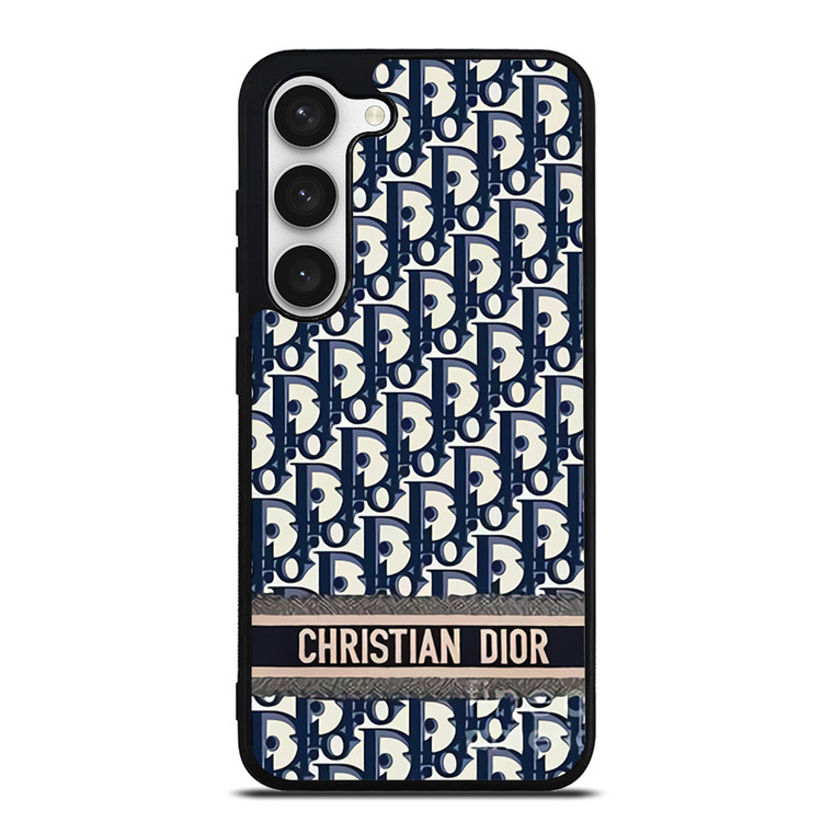 CHRISTIAN DIOR LOGO BLUE Samsung Galaxy S23 Case Cover
