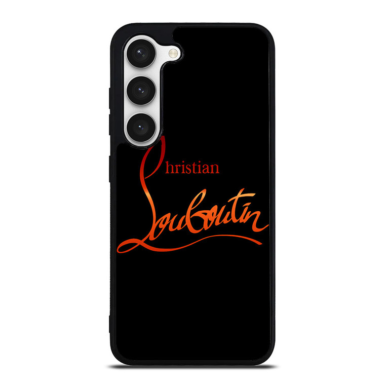 CHRISTIAN LOUBOUTIN RED LOGO Samsung Galaxy S23 Case Cover