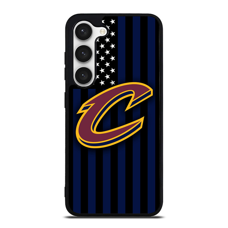 CLEVELAND CAVALIERS NBA USA FLAG Samsung Galaxy S23 Case Cover