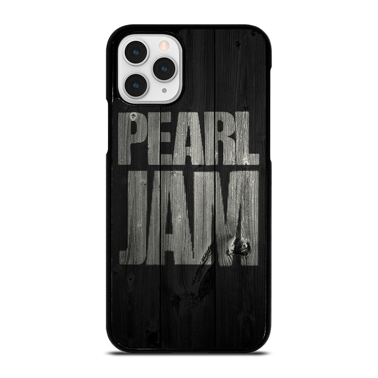 PEARL JAM ROCK BAND WOODEN LOGO iPhone 11 Pro Case Cover