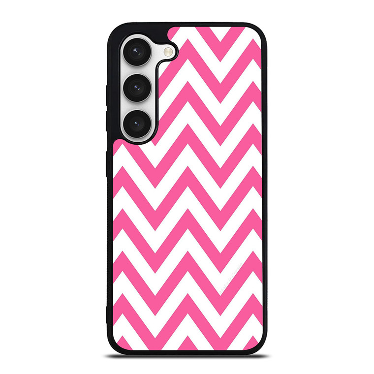 CUTE CHEVRON PINK Samsung Galaxy S23 Case Cover