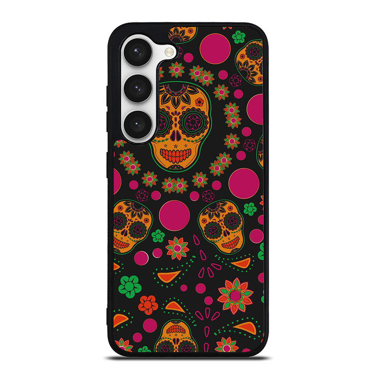 DIA DE LOS MUERTOS PATTERN Samsung Galaxy S23 Case Cover