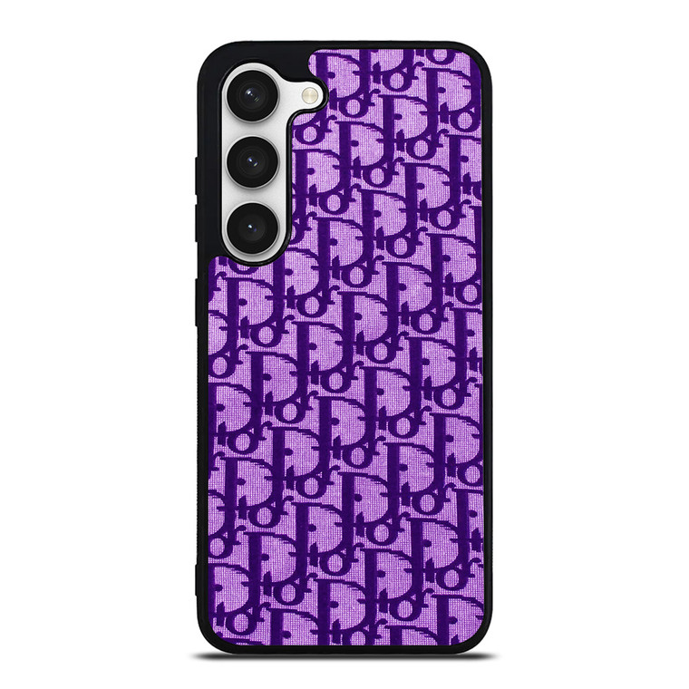 DIOR LOGO PURPLE Samsung Galaxy S23 Case Cover