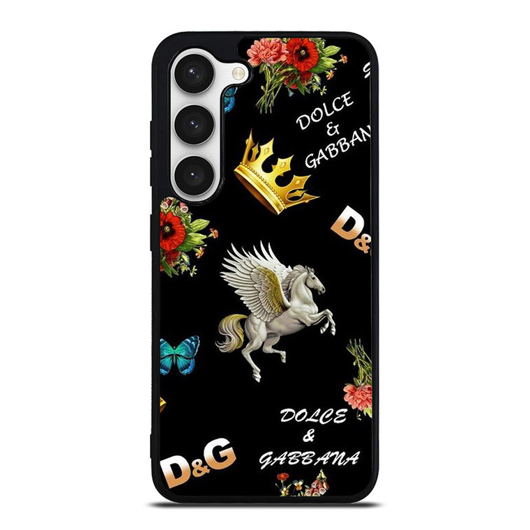 DOLCE AND GABBANA LUXURY PATTERN Samsung Galaxy S23 Case Cover