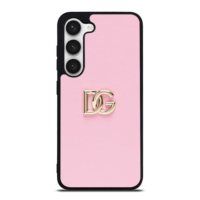 DOLCE AND GABBANA PINK LOGO Samsung Galaxy S23 Case Cover