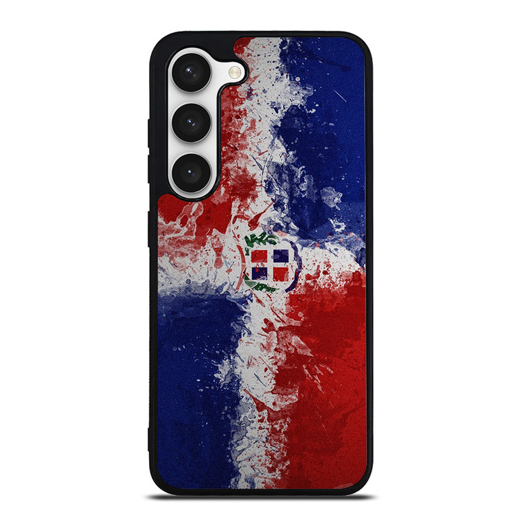 DOMINICAN REPUBLIC FLAG ART Samsung Galaxy S23 Case Cover