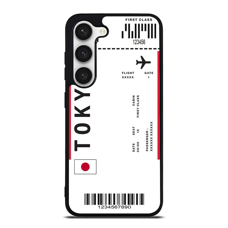 FLIGHT TICKETS JAPAN Samsung Galaxy S23 Case Cover